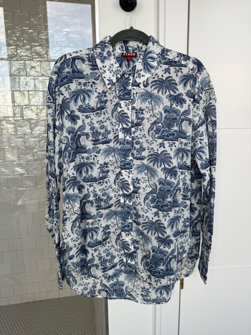 STAUD Colton Shirt Swim Cover-Up